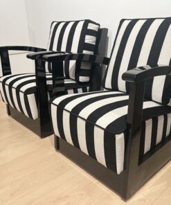 Pair of Art Deco Armchairs - Armrest Detail - Styylish