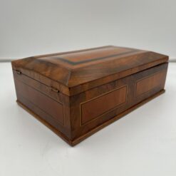 Biedermeier Jewelry Box Walnut - Side Profile - Styylish