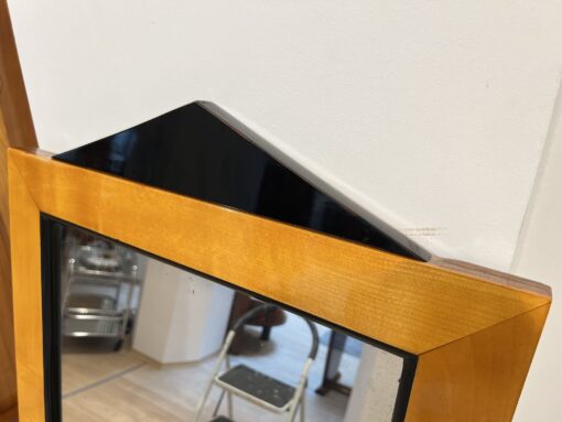 Biedermeier Wall Mirror Maple - Ebonized Detail - Styylish