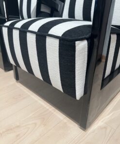 Pair of Art Deco Armchairs - Lacquer Body - Styylish