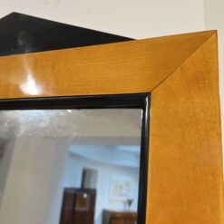 Biedermeier Wall Mirror Maple - Ebonized Edge Detail - Styylish