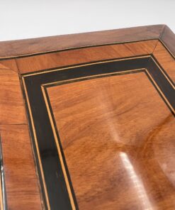 Biedermeier Jewelry Box Walnut - Top Inlay - Styylish